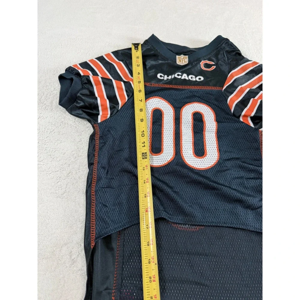 NFL Chicago Bears Dog Jersey Navy Blue Orange Mesh Pet Shirt Size Large 00